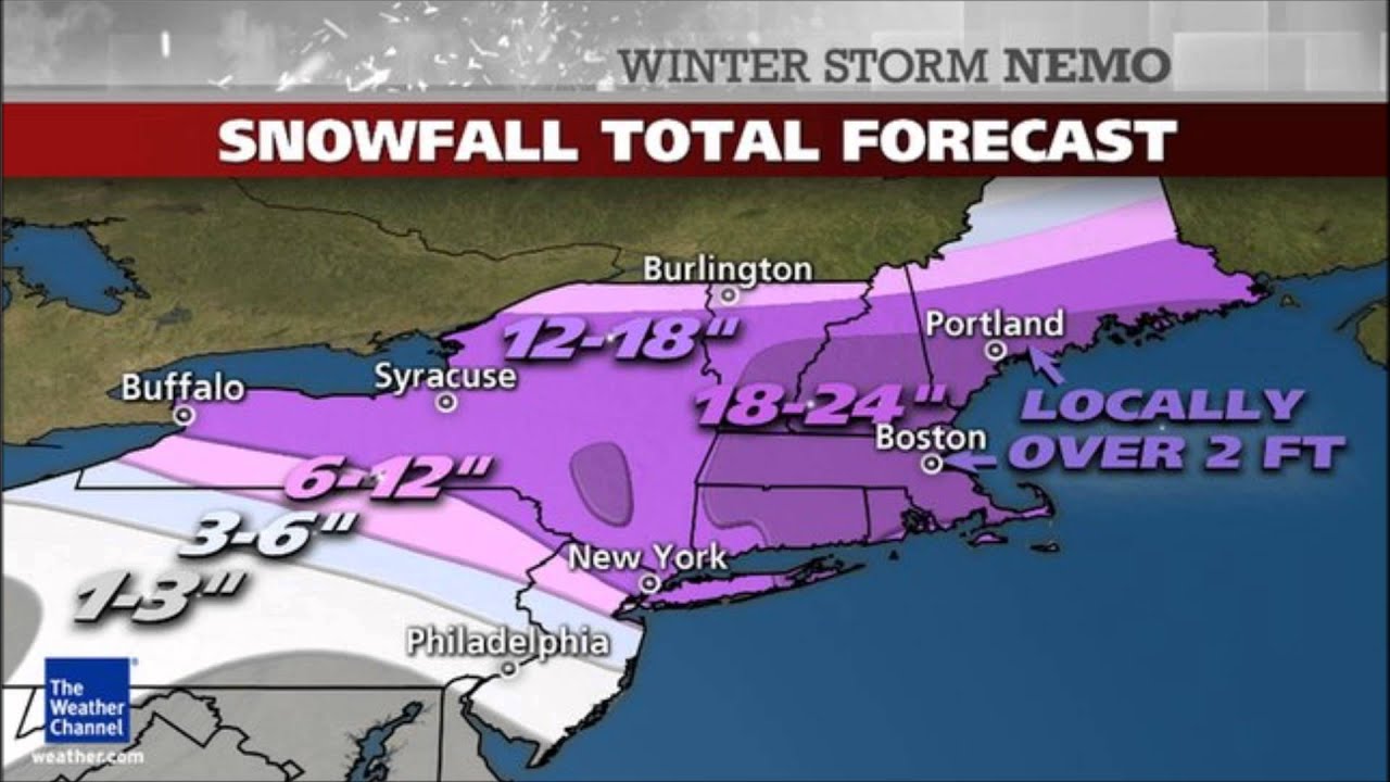 Winter Storm Nemo, Update 1