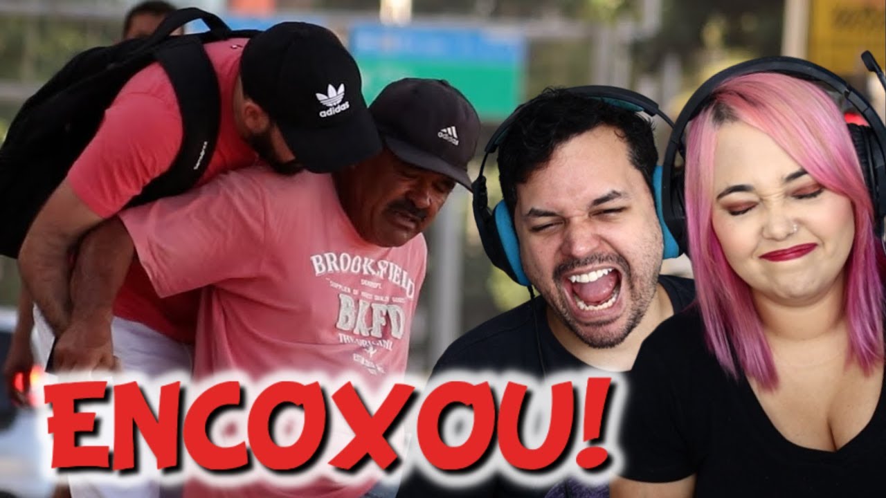 CHOREI DE TANTO RIR!!! ENCOXANDO HOMENS NA RUA (Tá Gravando) ‹ REACT ›