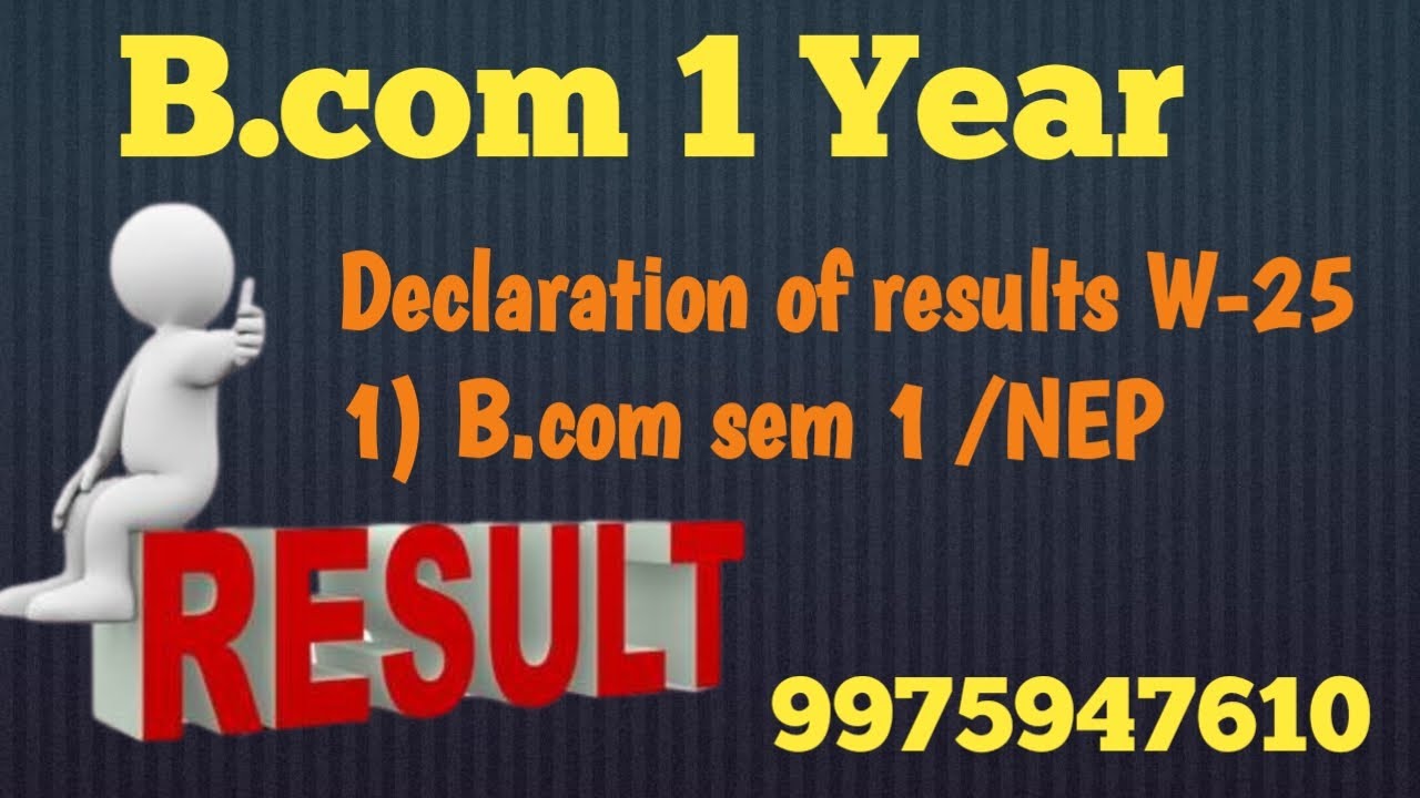 B.com Sem 1 Result Declared#sgbiodiversity#accountancy