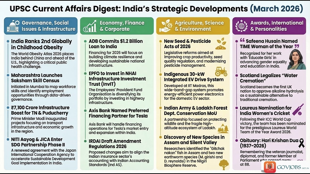 6 March current affairs #facts #currentaffer #upsc #currentaffer2026 #march #gktoday