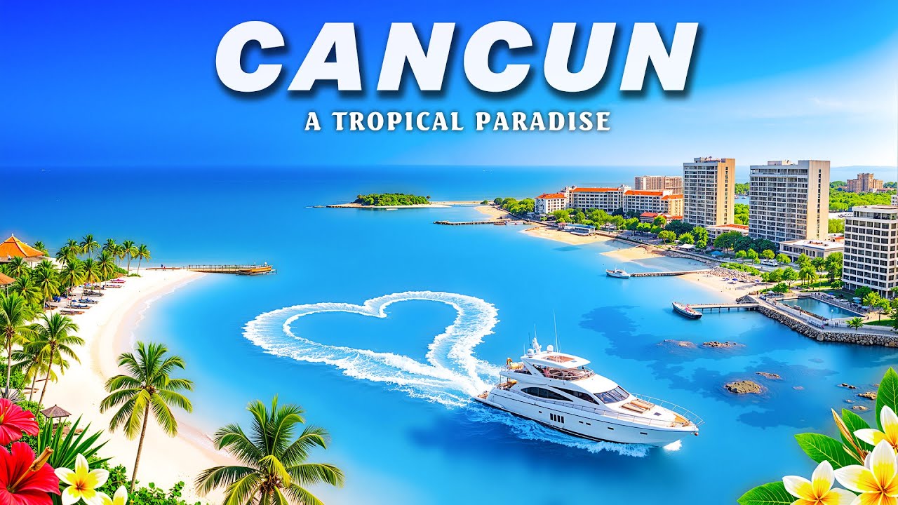 Cancun 4K Drone Footage | Explore the Paradise Beaches & Vibrant Nightlife with Deep House Chill