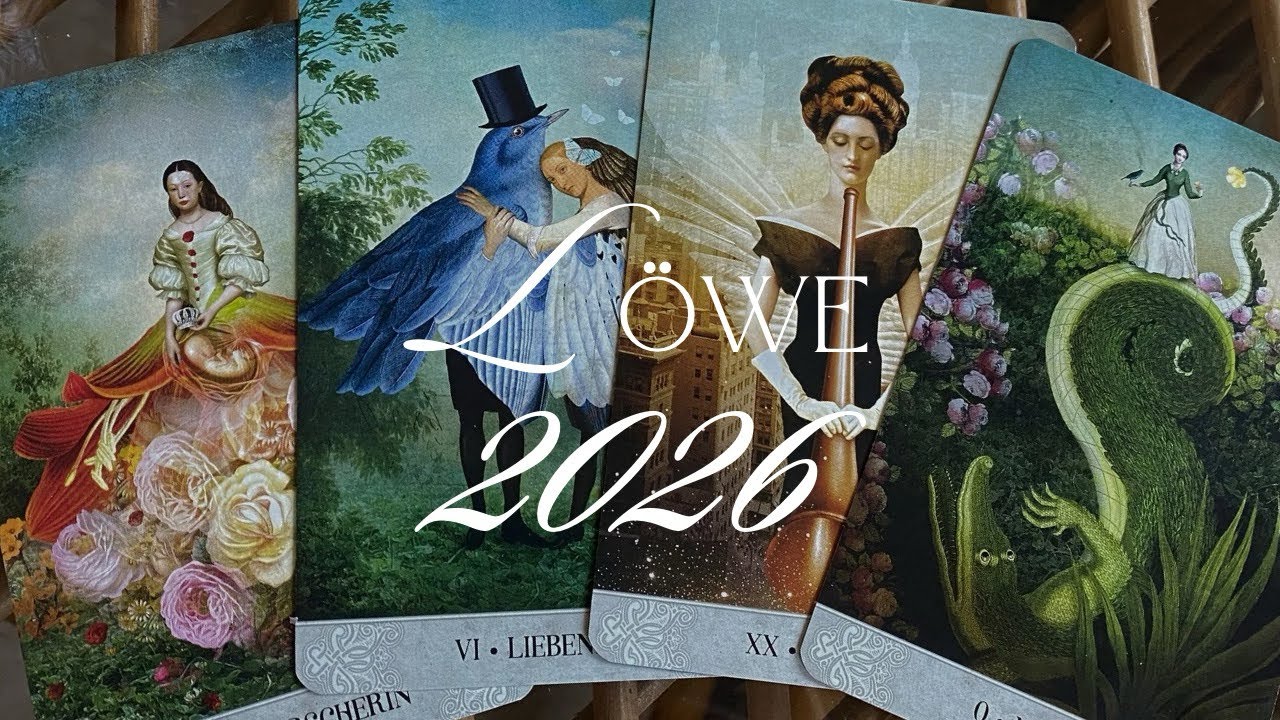 Jahresreading Löwe 2026✨🩷 Dein Jahr des Glücks und der Heilung! #kartenlegen #sternzeichen #löwe