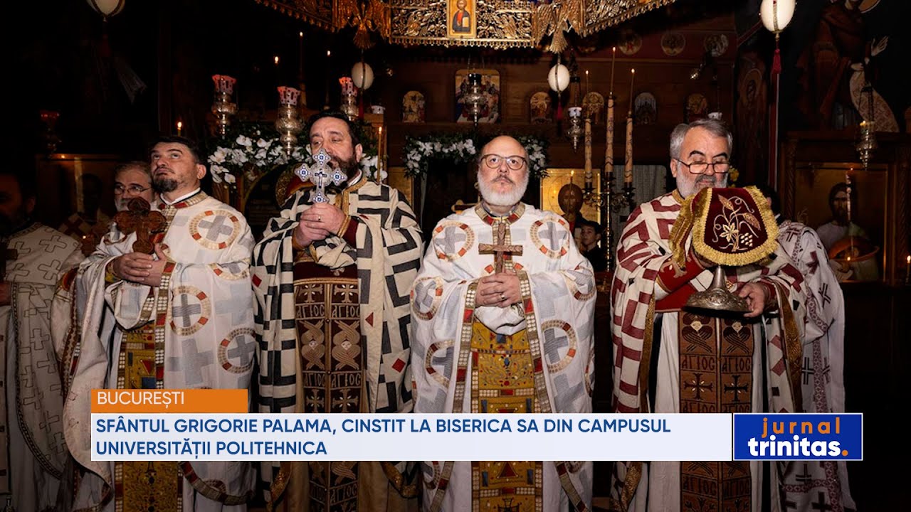Sfântul Grigorie Palama, cinstit la biserica sa din campusul Universității Politehnica