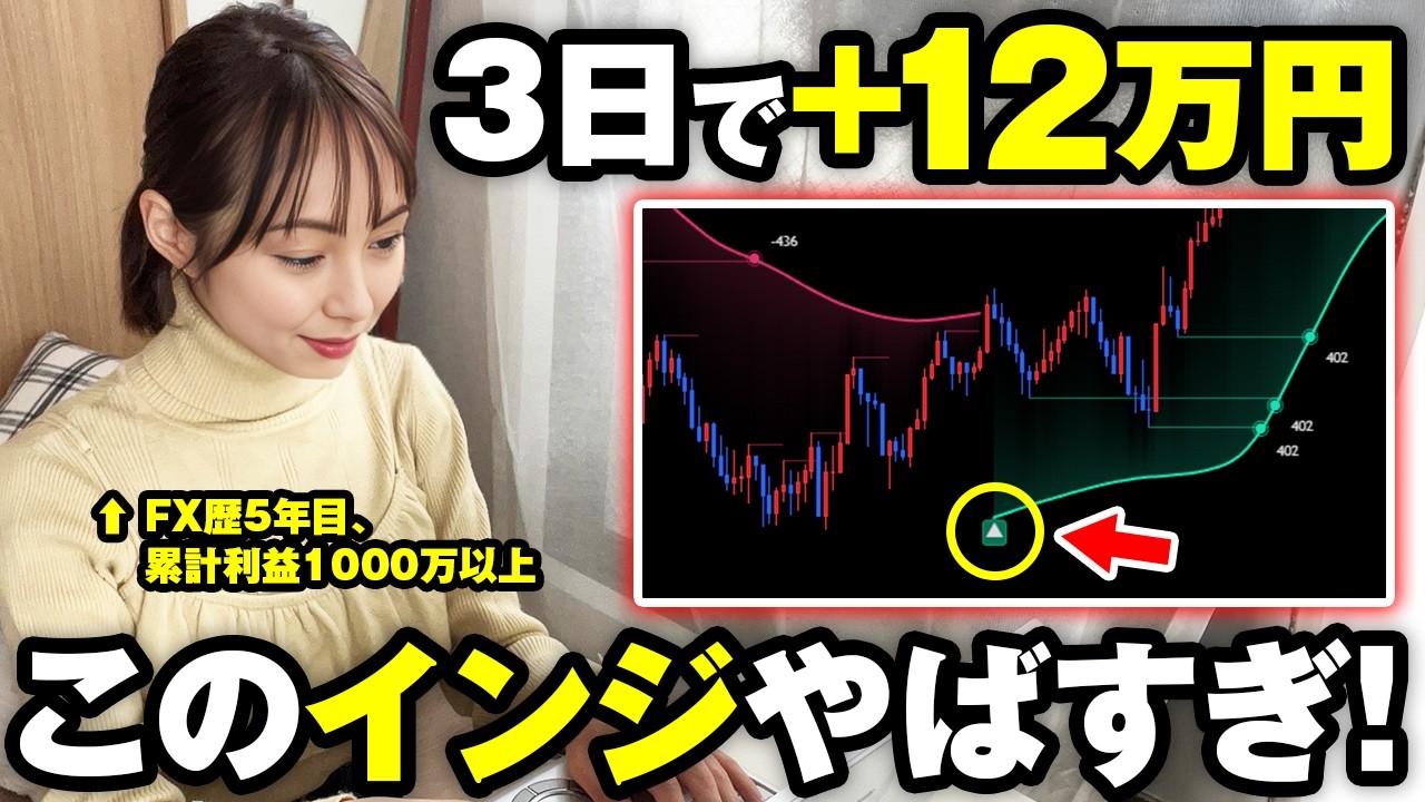 【FX 手法】勝率72％達成！「本物トレンド」だけを狙う最強インジの使い方を公開！