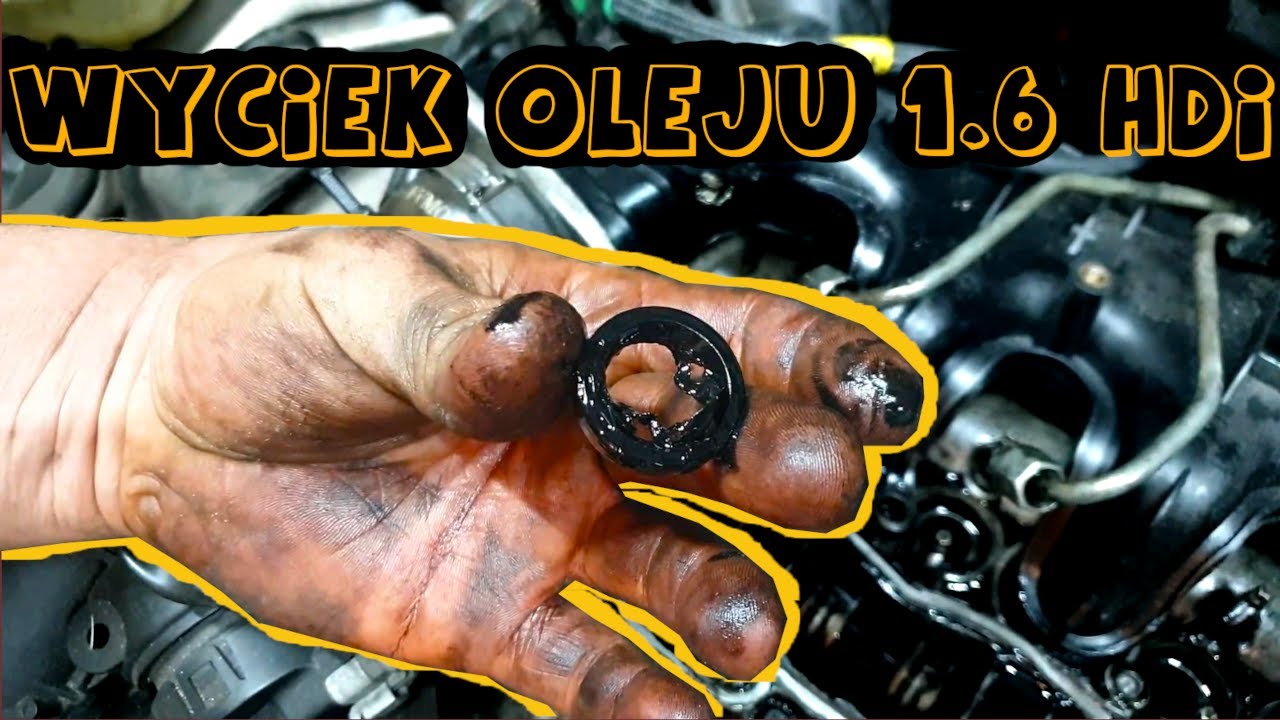 Wyciek Oleju, Wymiana uszczelniaczy wtryskiwaczy 1.6 HDI