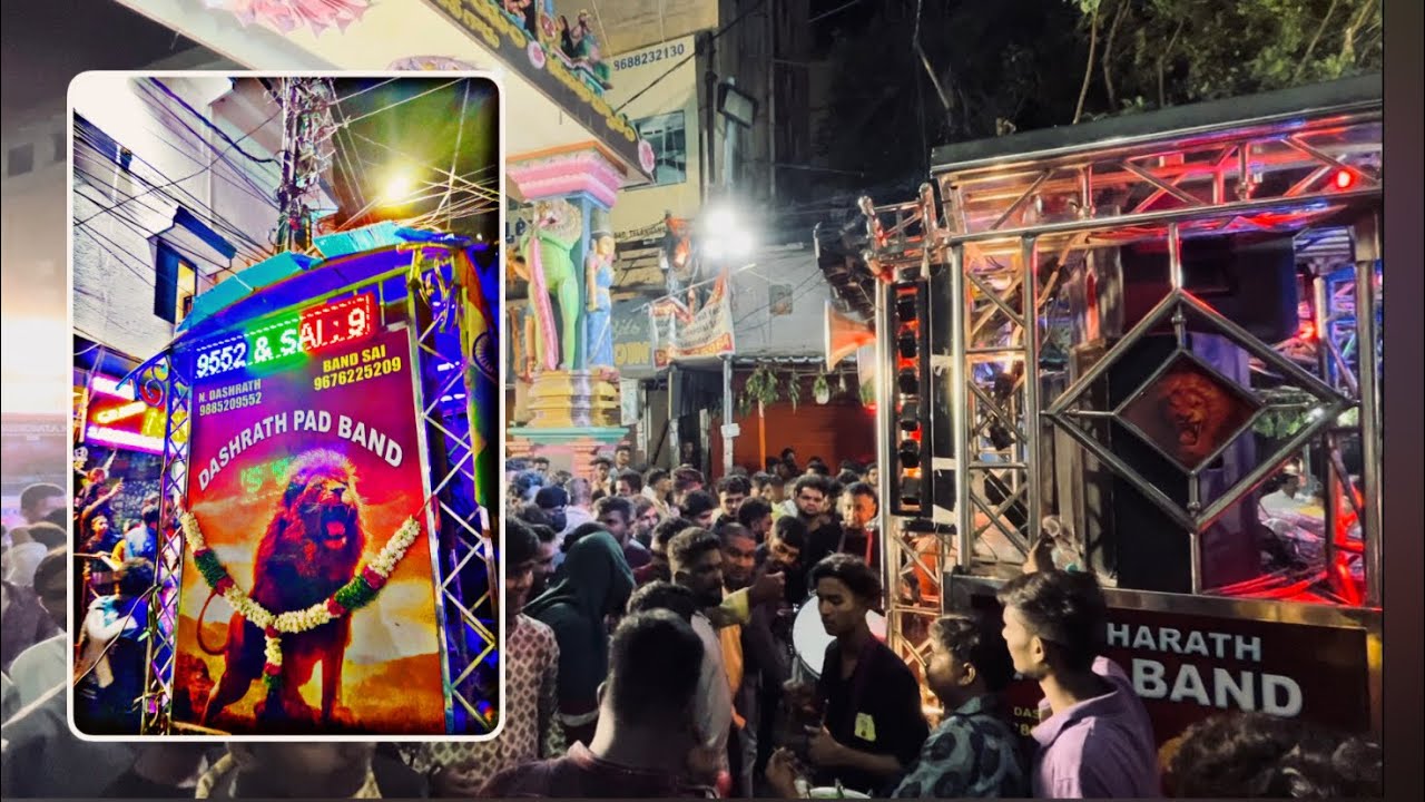 Dashrath Pad band 🕺🥵 at Secunderabad gatalu 2023 || famous pad band || public full josh at bonalu
