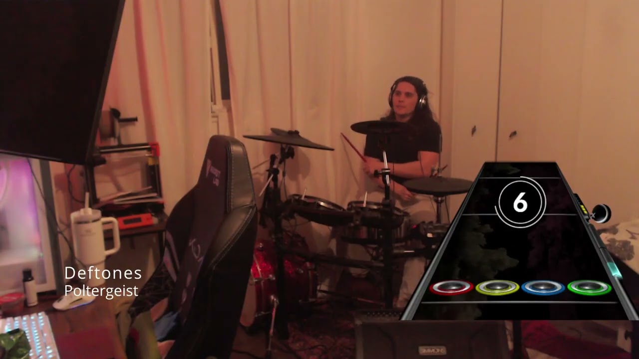 [First Rip Drum Cover] Deftones - Poltergeist Sound Test (CH Pro-Drums)