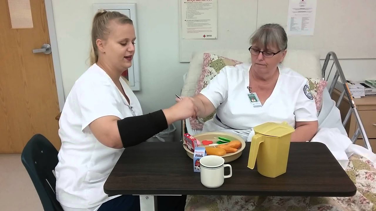 Feeding Exercise Alzheimer's Patient