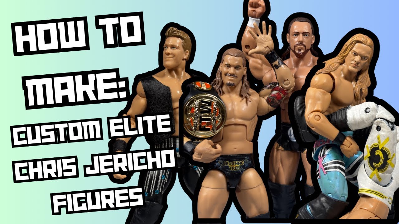 Как сделать: Различные кастомные фигурки Криса Джерико и Биг Касса из серии Mattel Elite — Незаве...