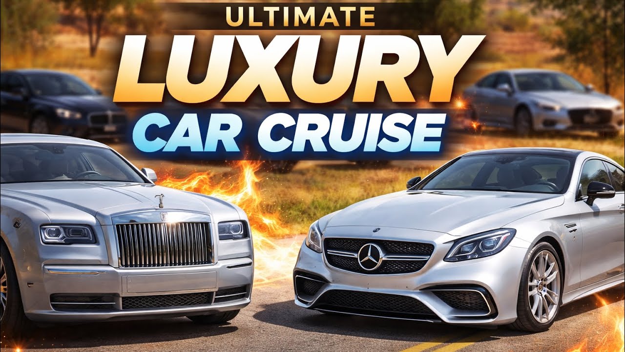 Ultimate Luxury Car Cruise | Rolls-Royce & Mercedes-Benz Showcase 🔥