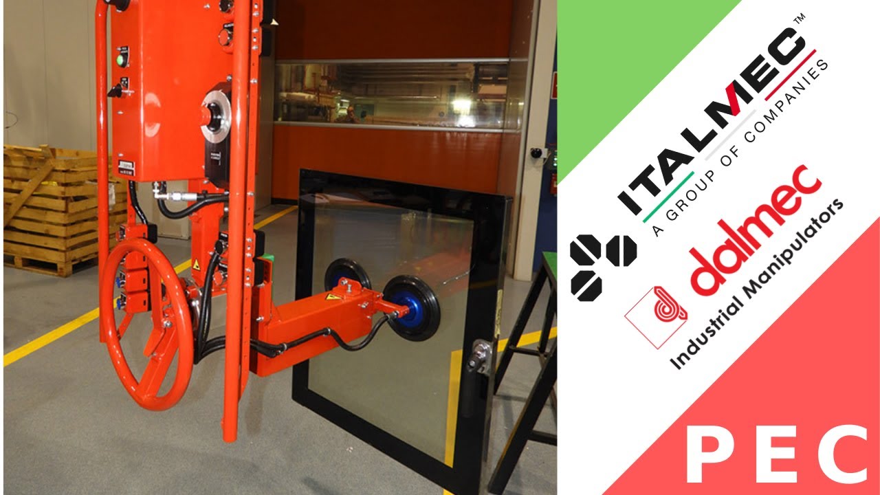 Dalmec Manipulator for lifting and handling Doors Frames in Electrical Appliances sector