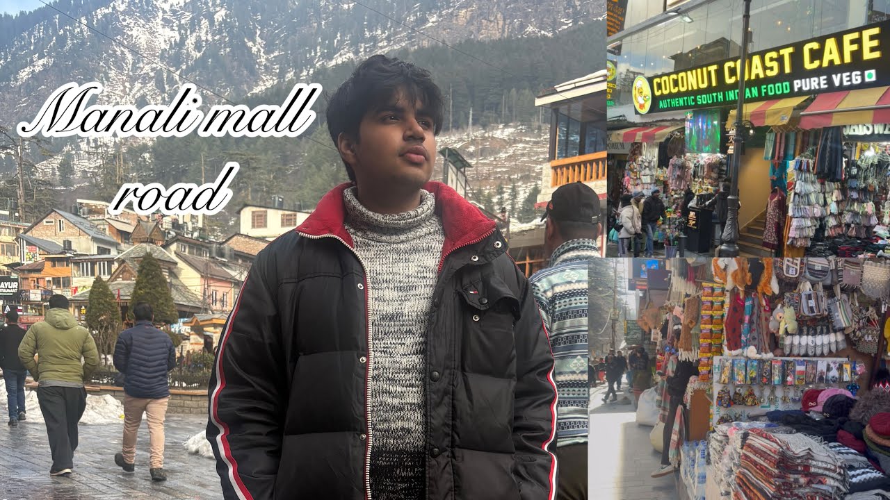 Manali mall road| manali mall road shopping vlog 