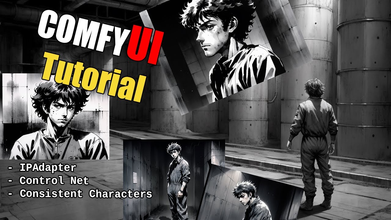 ComfyUI Tutorial - Consistent Characters IPA Adapter + Control net