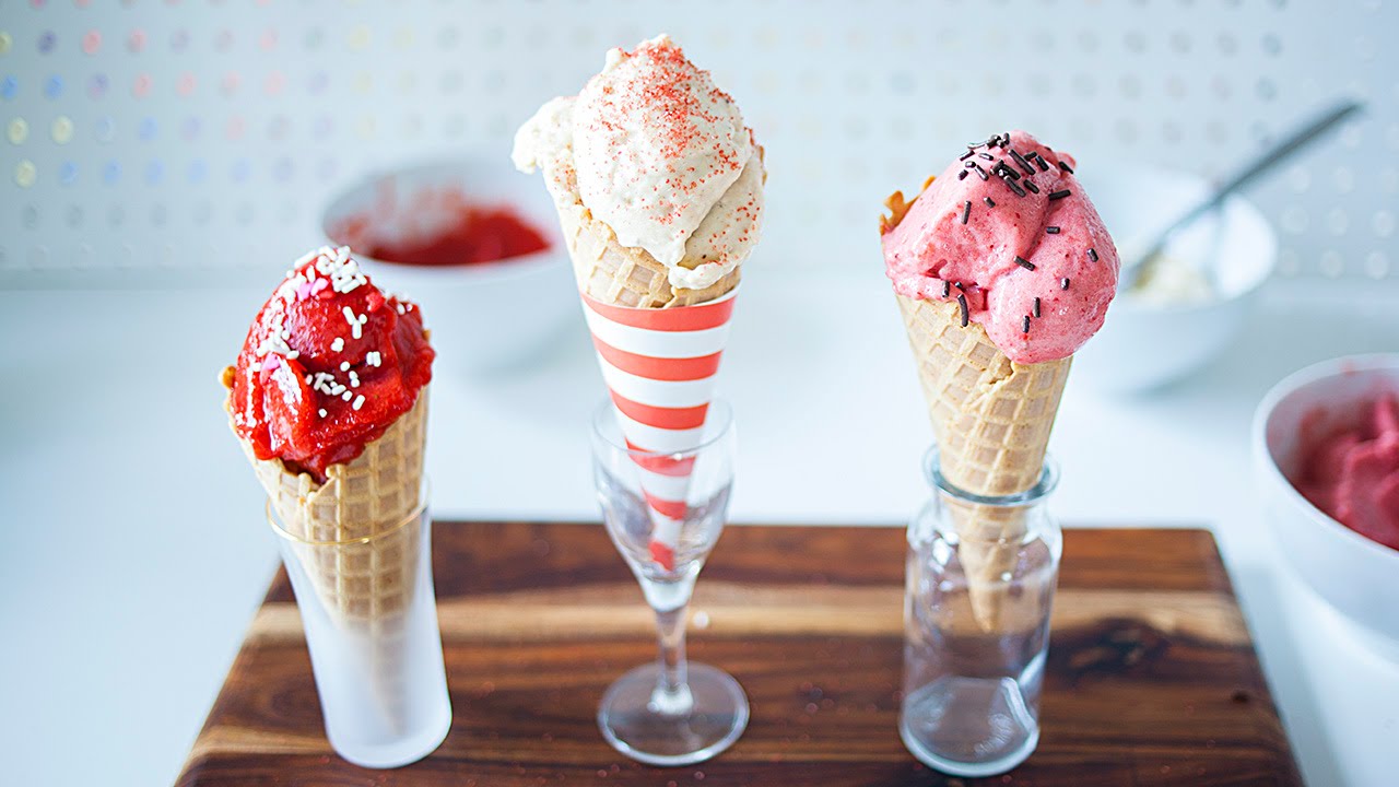 Sorbet met 1 ingrediënt