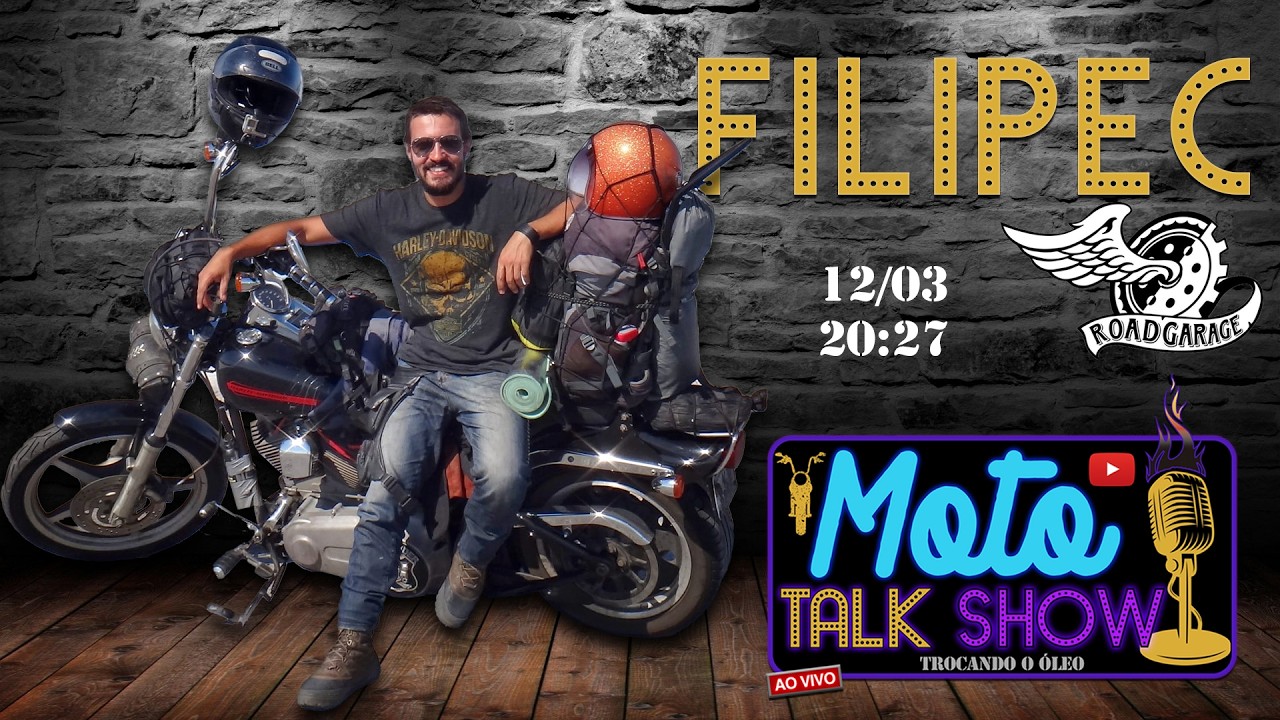 Vou ali no ALASKA de MOTO e já volto! Filipec Road Garage no Moto Talk Show