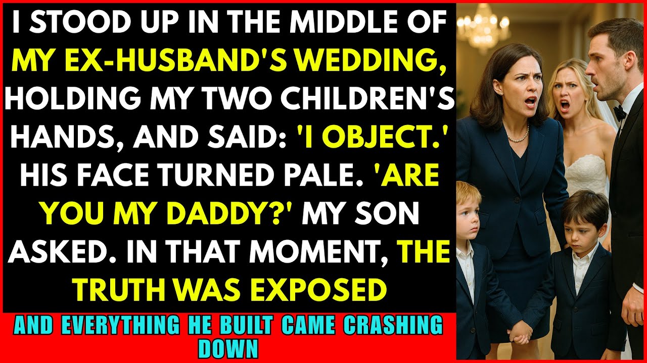 At My Ex's Wedding, I Walked In With Two Kids He Denied—And The Bride Did The Unthinkable...