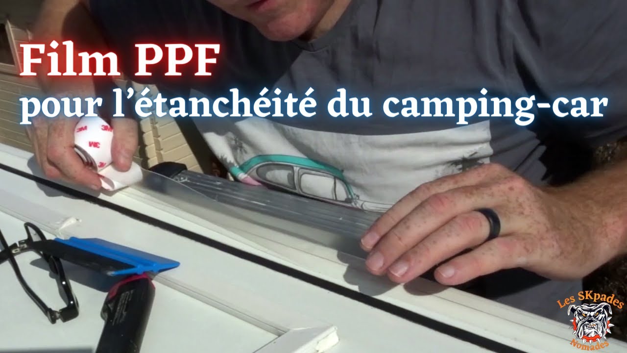 #117 Du film PPF sur le toit du camping-car                                    #campingcar  #diy