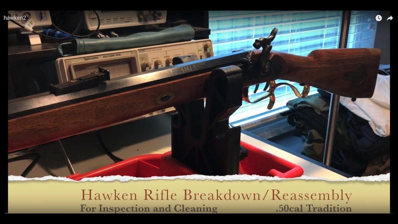 .50 cal Traditions Hawken Rifle disassembly and reassembly for cleaning and inspection