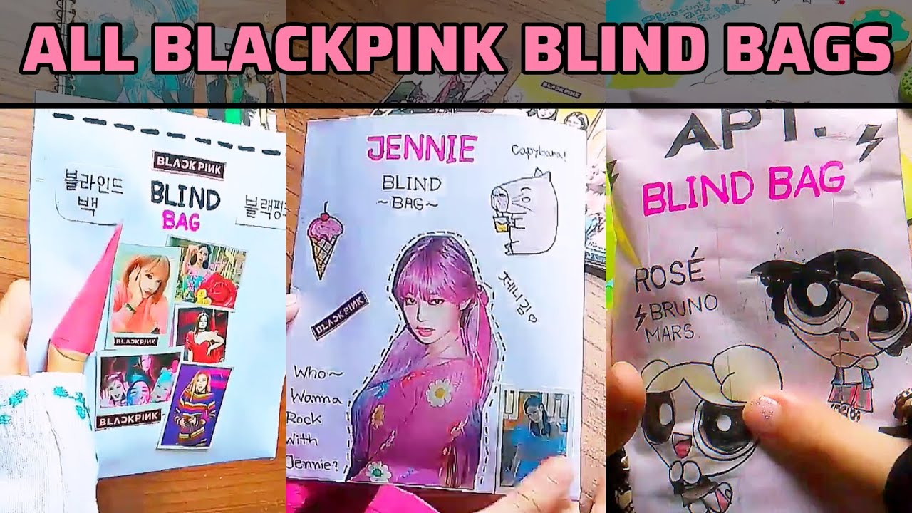 UNPACKING 5 BLACKPINK BLIND BAGS🖤💞