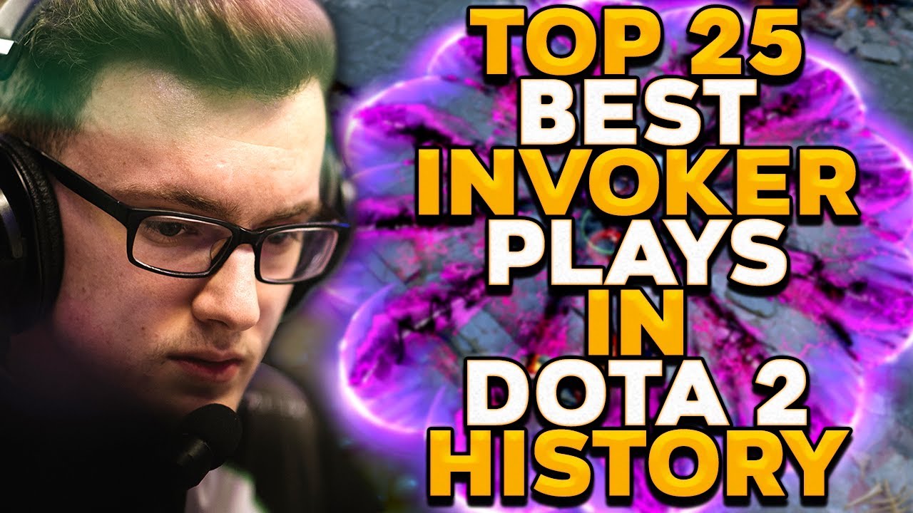 TOP 25 BEST INVOKER MOMENTS in DOTA 2 HISTORY