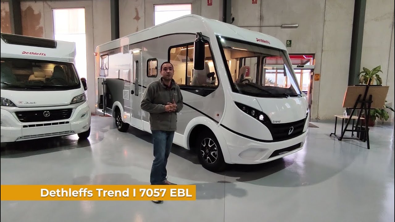 2021 Dethleffs Trend I 7057 EBL (ANÁLISIS) Impresionante integral para 4 personas - CARAVANAS SANGAR