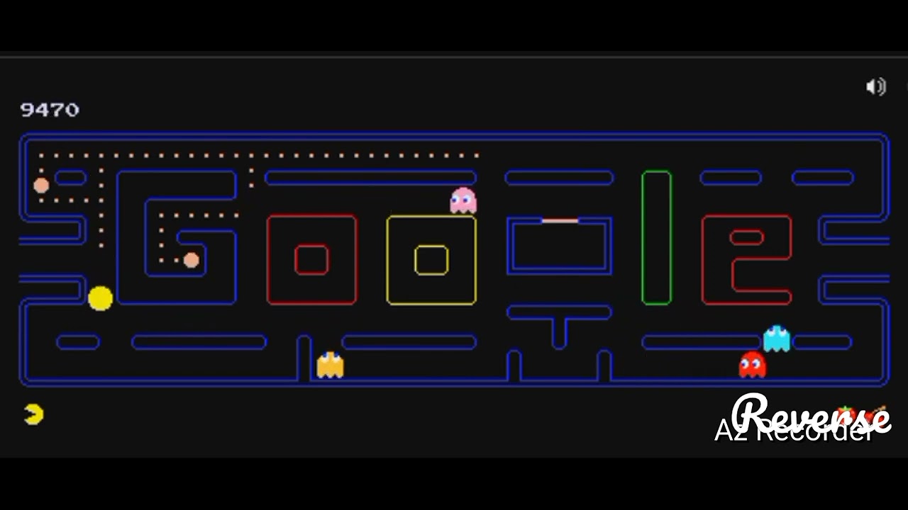 Google pac man reversed 