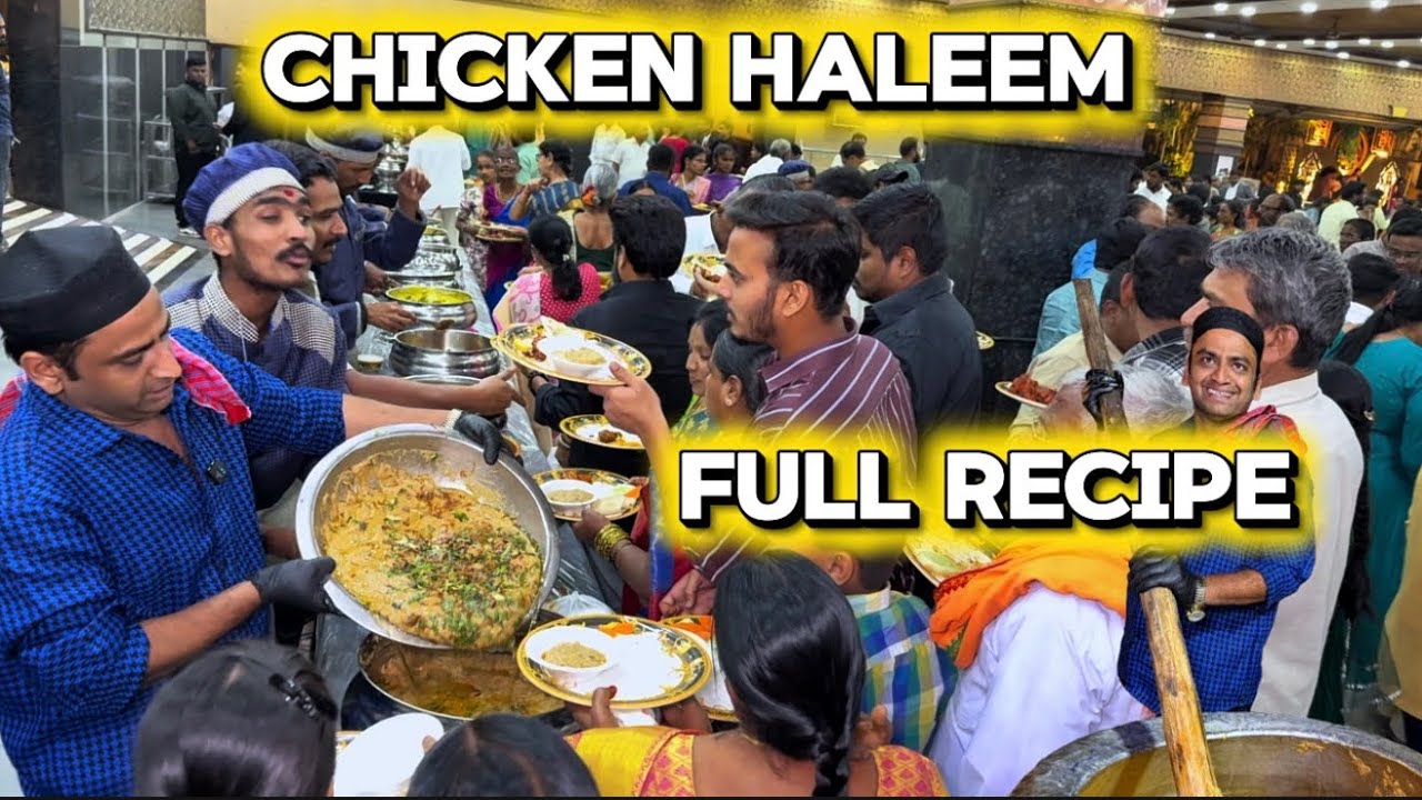 Chicken haleem | haleem recipe | haleem Hyderabad | haleem making |