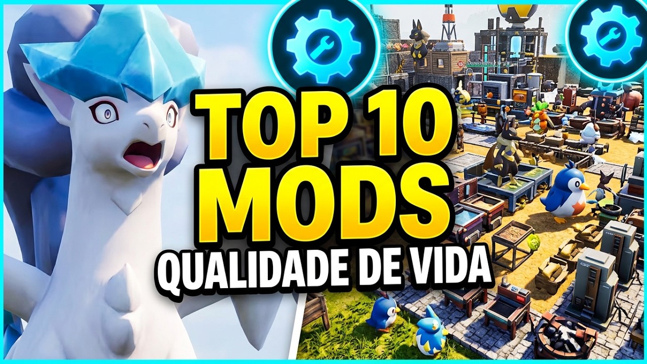 TOP 10 MODS PALWORLD QUALIDADE DE VIDA 2026