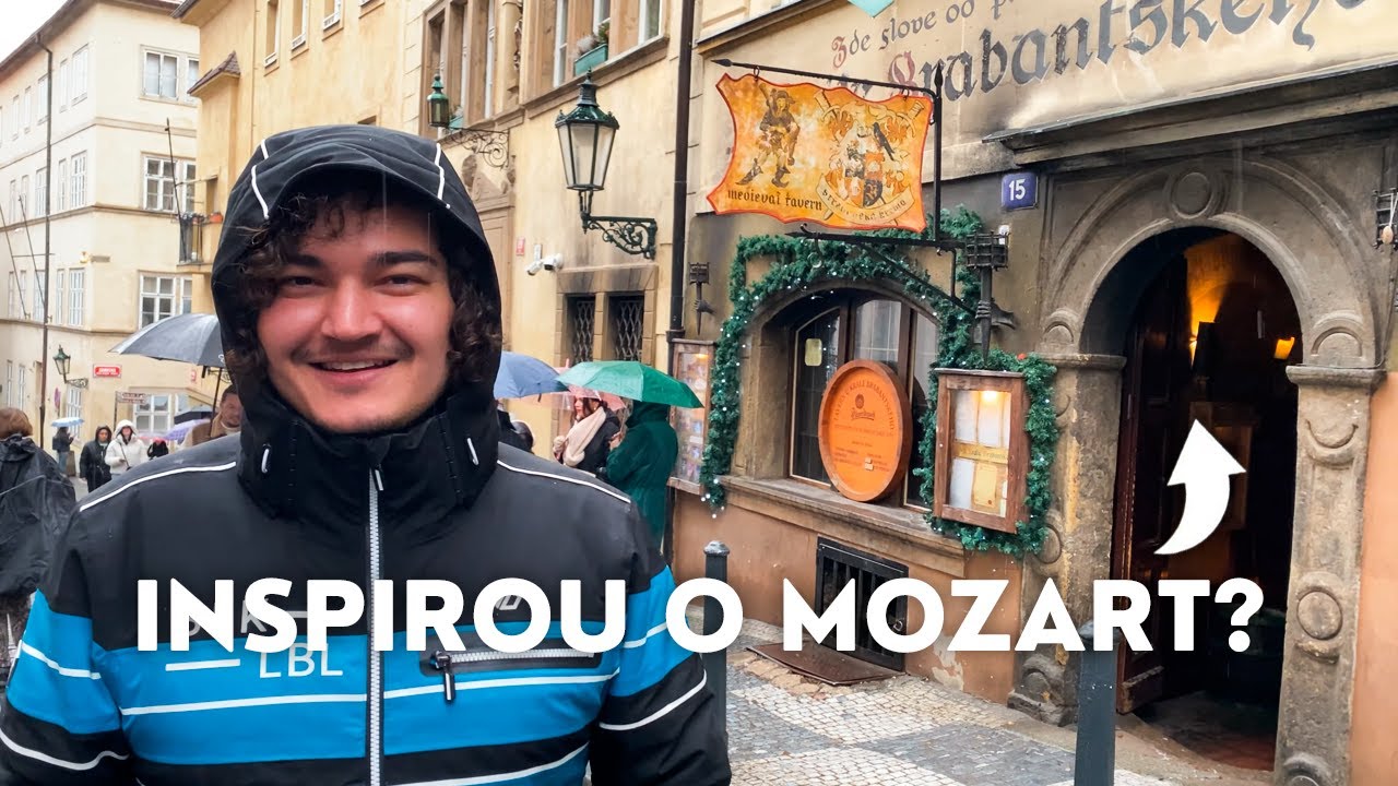 Não tem nem lâmpada! Fomos numa taverna de 650 anos