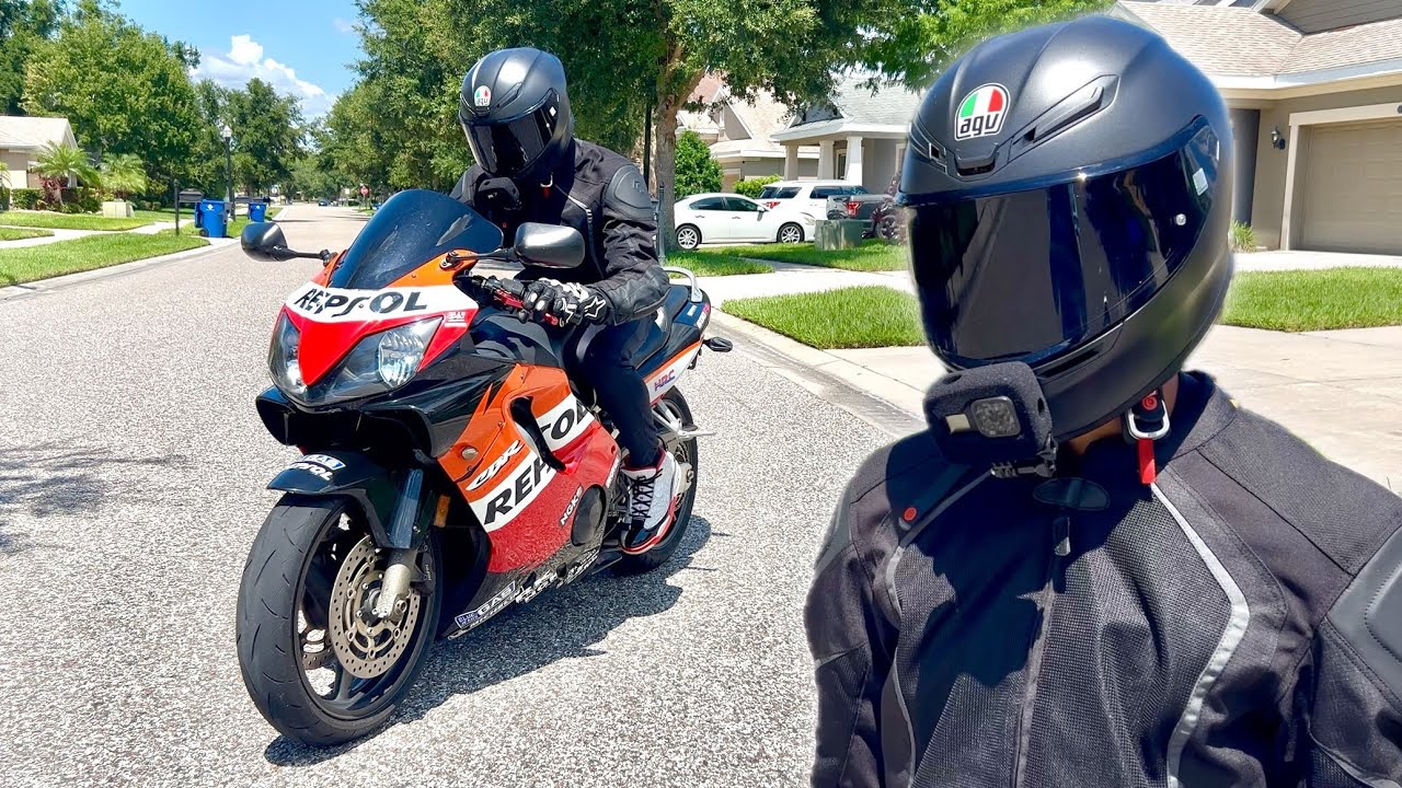 FIRST DAY OWNING A MOTORCYCLE! (CBR600)
