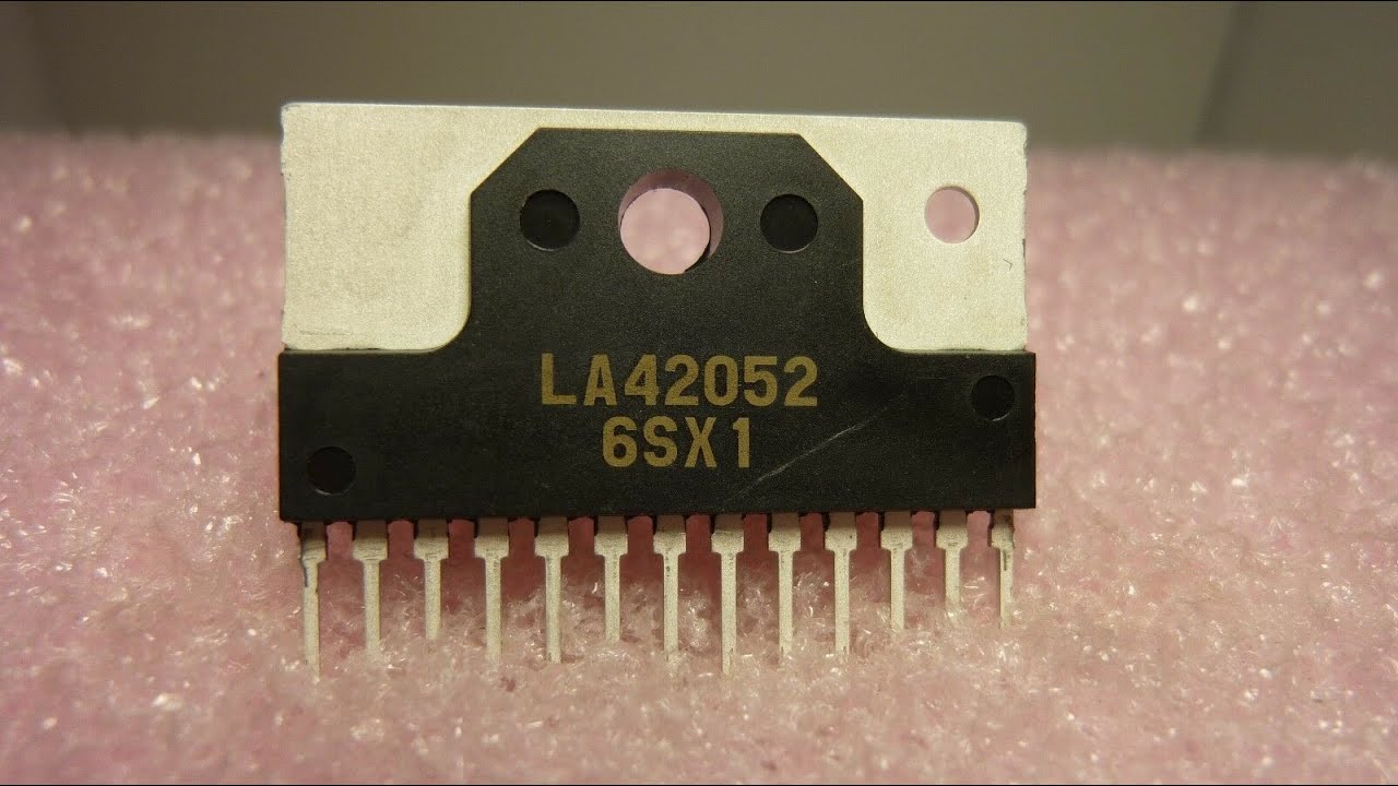 CÓMO PROBAR UN Circuito integrado  LA7830 /LA7841 /LA42052