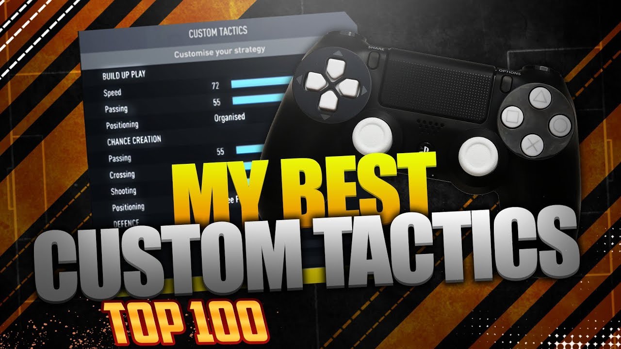 MY BEST CUSTOM TACTICS! TOP 100 EDITION! GOLD 2 TOP 100! FIFA 17!
