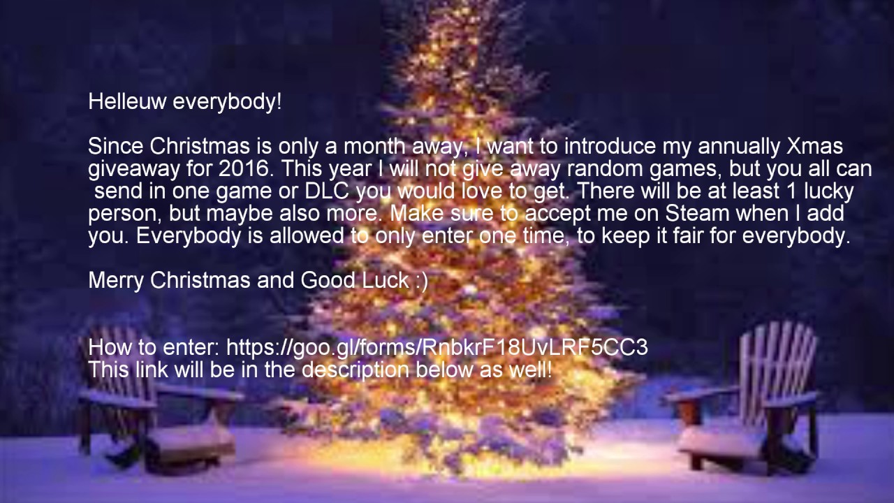 Christmas Giveaway 2016