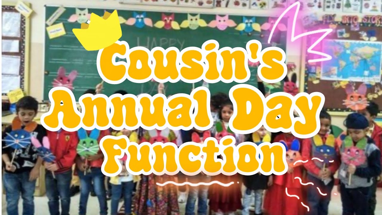 Cousin's🙋🏻 AnnualDay🏫Function✨🥳|Let's experience the Dance🧚🏻, Singing🧞, and many more enjoyment🤸🏻🤗