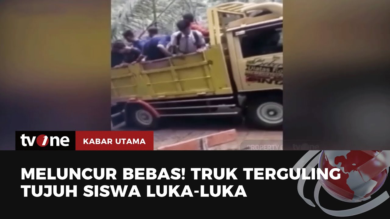 Detik-Detik Truk Gagal Nanjak dan Sejumlah Siswa SMK Terluka | Kabar Utama tvOne