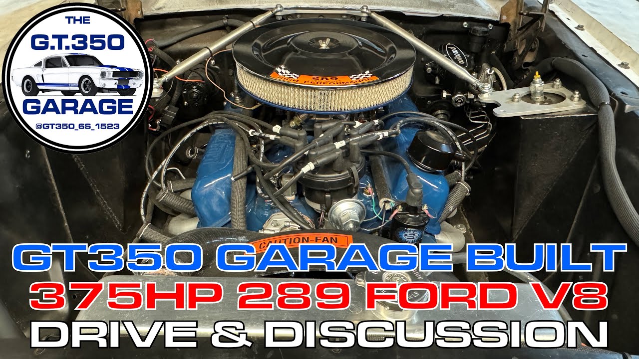 За рулем Mustang 1966 года с двигателем Ford V8 мощностью 375 л.с. объемом 289 л.с., который я по...