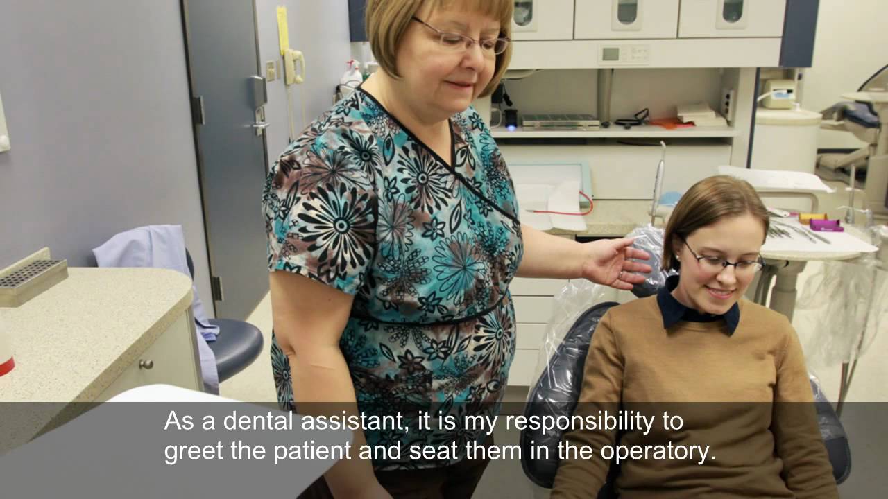 A day-in-the-life of a dental assistant
