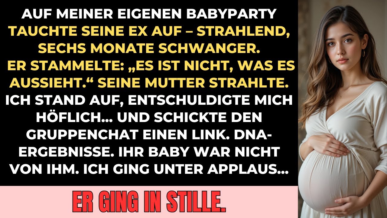 Sie kam mit Babybauch zu meiner Feier – ich öffnete die Wahrheit vor allen Gästen
