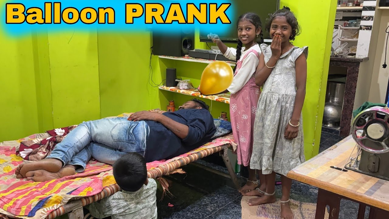 Anjali వాళ్ల నాన్న మీద Balloon PRANK చేసింది ఫ్రెండ్స్| latest comedy video ||