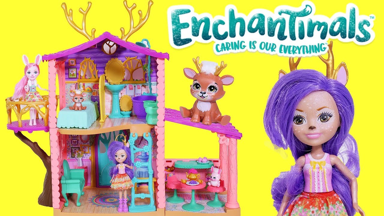 Enchantimals Cozy Deer House Playset And Dolls