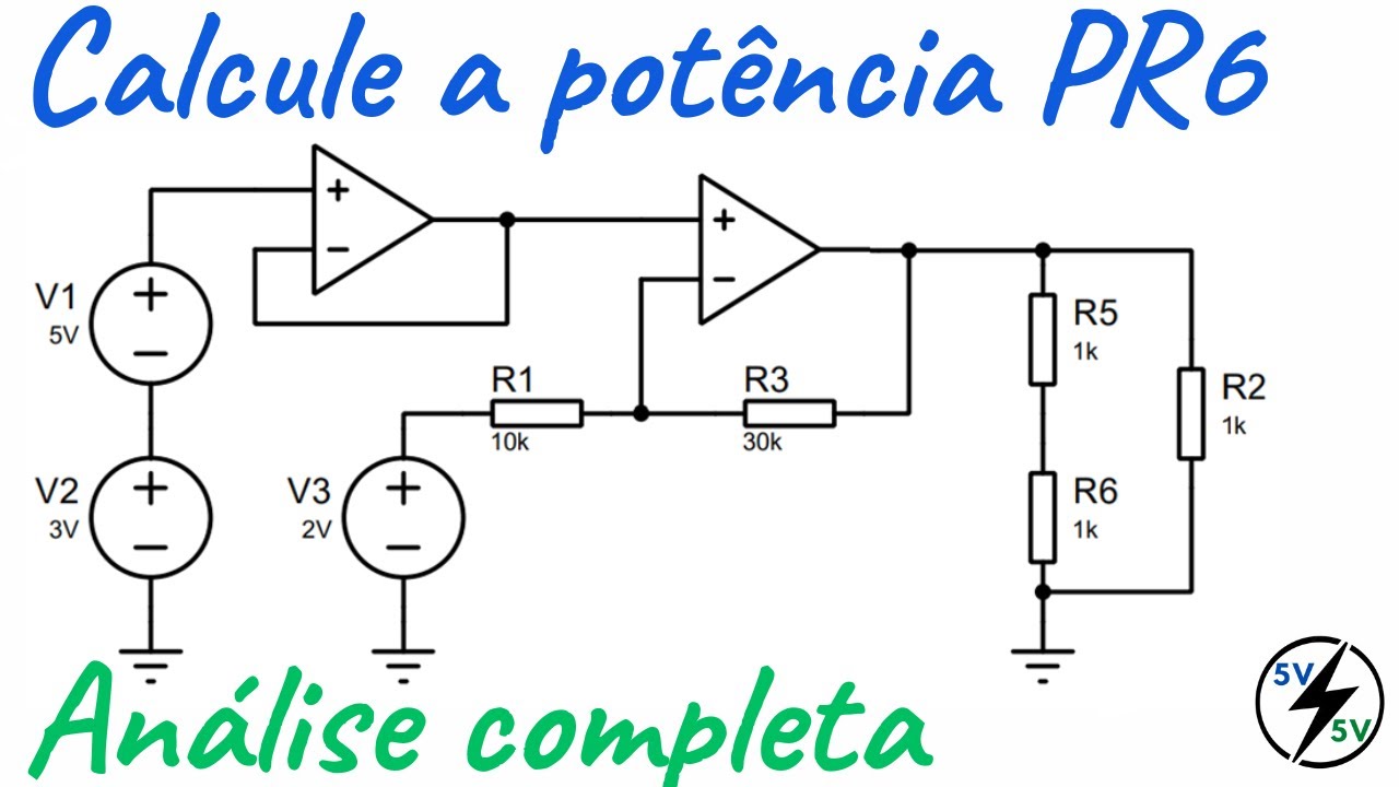 Análise por SUPERPOSIÇÃO com AMPLIFICADOR OPERACIONAL