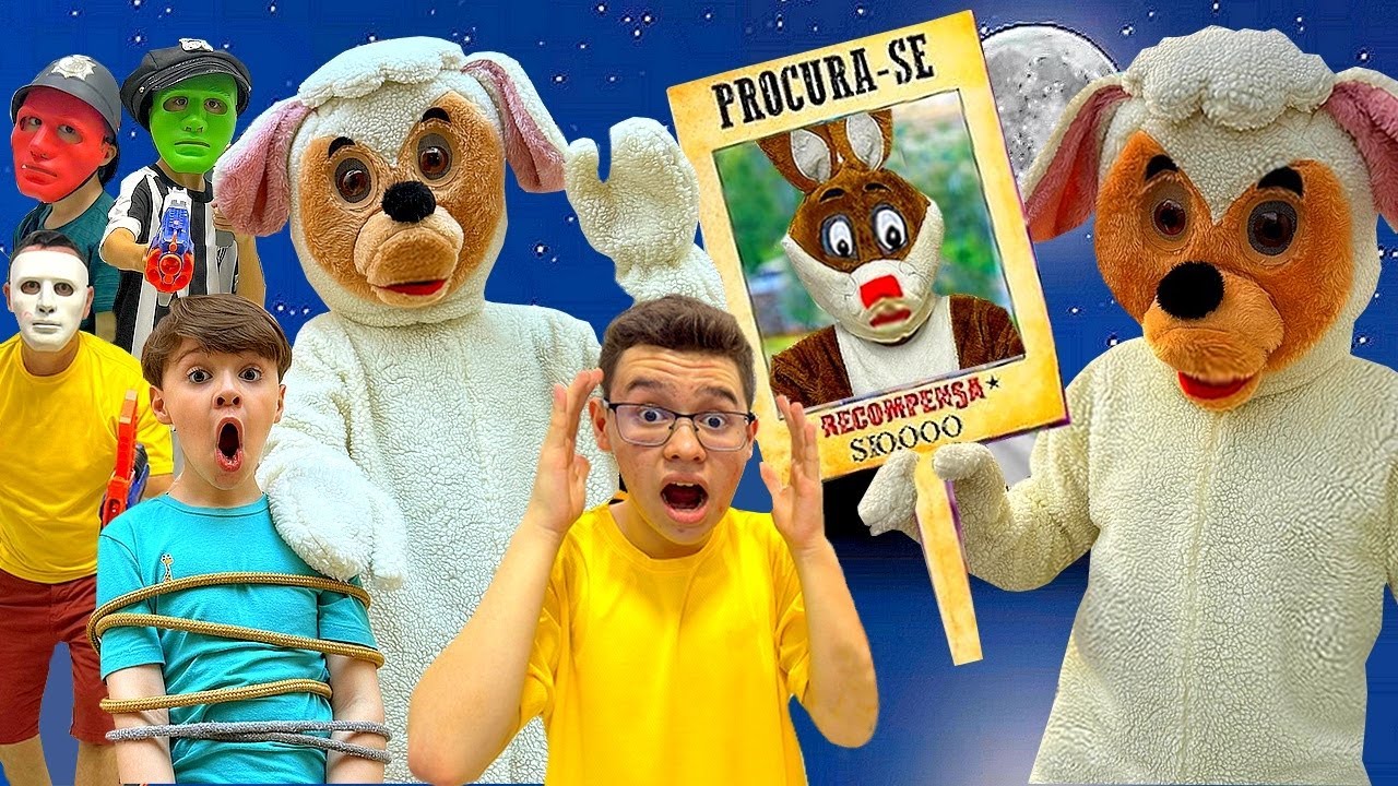 A OVELHA LEVOU MEU IRMÃOZINHO COM O COELHO MELVADÃO QUE DESAPARECEU