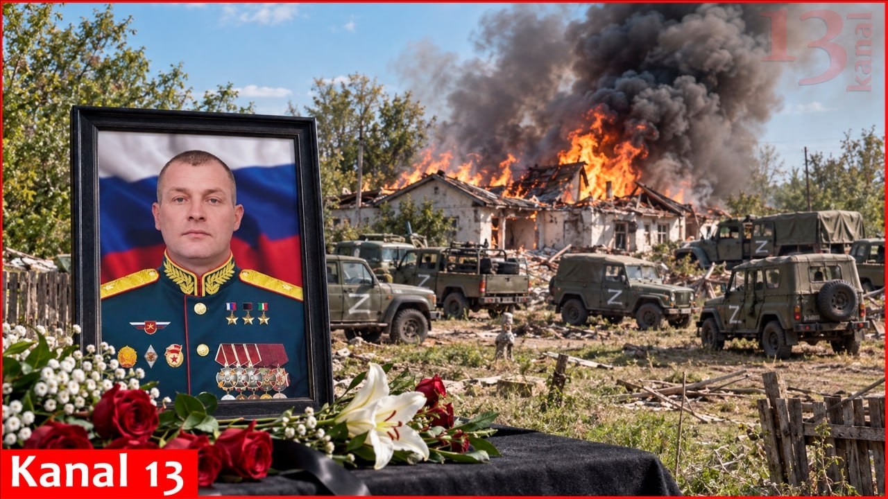 Появилось видео ликвидации российского генерал-майора в результате украинской атаки