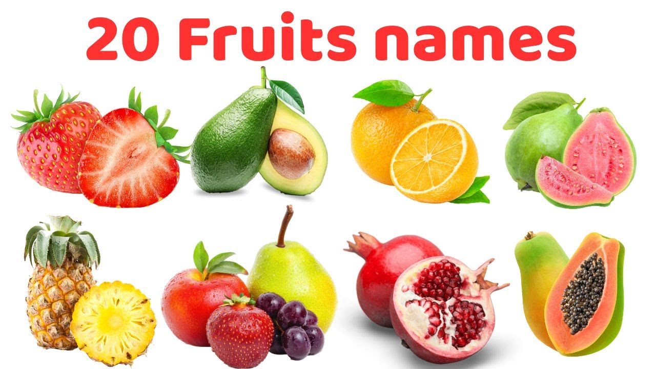 20 Fruits Names for Kids | ২০টি ফলের নাম শিখ | English & Bangla | Kids Learning Video