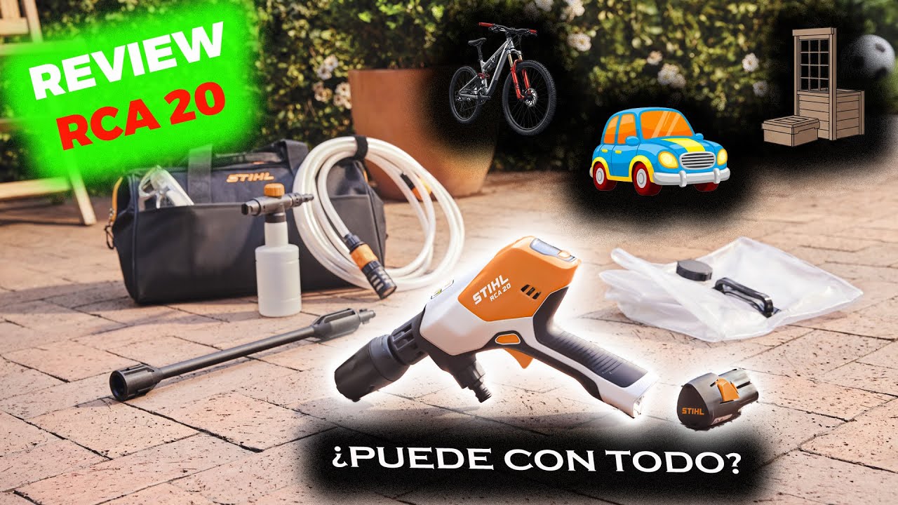 Review Stihl RCA 20: La hidrolimpiadora portátil que te sorprenderá 💪