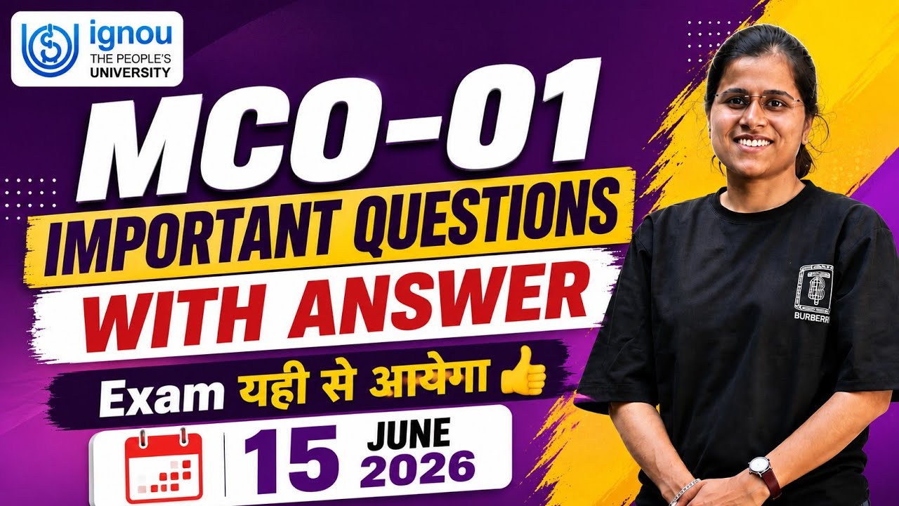 MCO-01 IMPORTANT QUESTION WITH ANSWER JUNE 2026. MCO 01 important question with answer june 2026