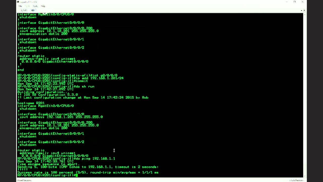 Introduction to IOS-XR