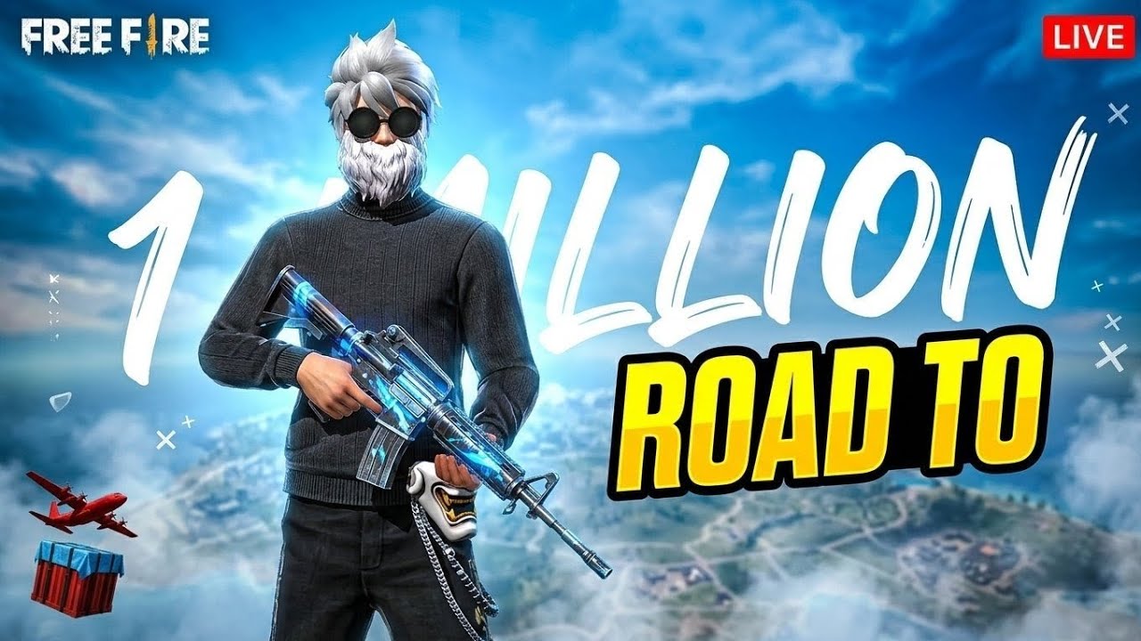 ROAD TO 1M 🔥 SERIOUS RANK PUSH 😎 GRANDMASTER TOP 1 IN LAST DAY 🤯 #freefire #live #ff #shortfeed