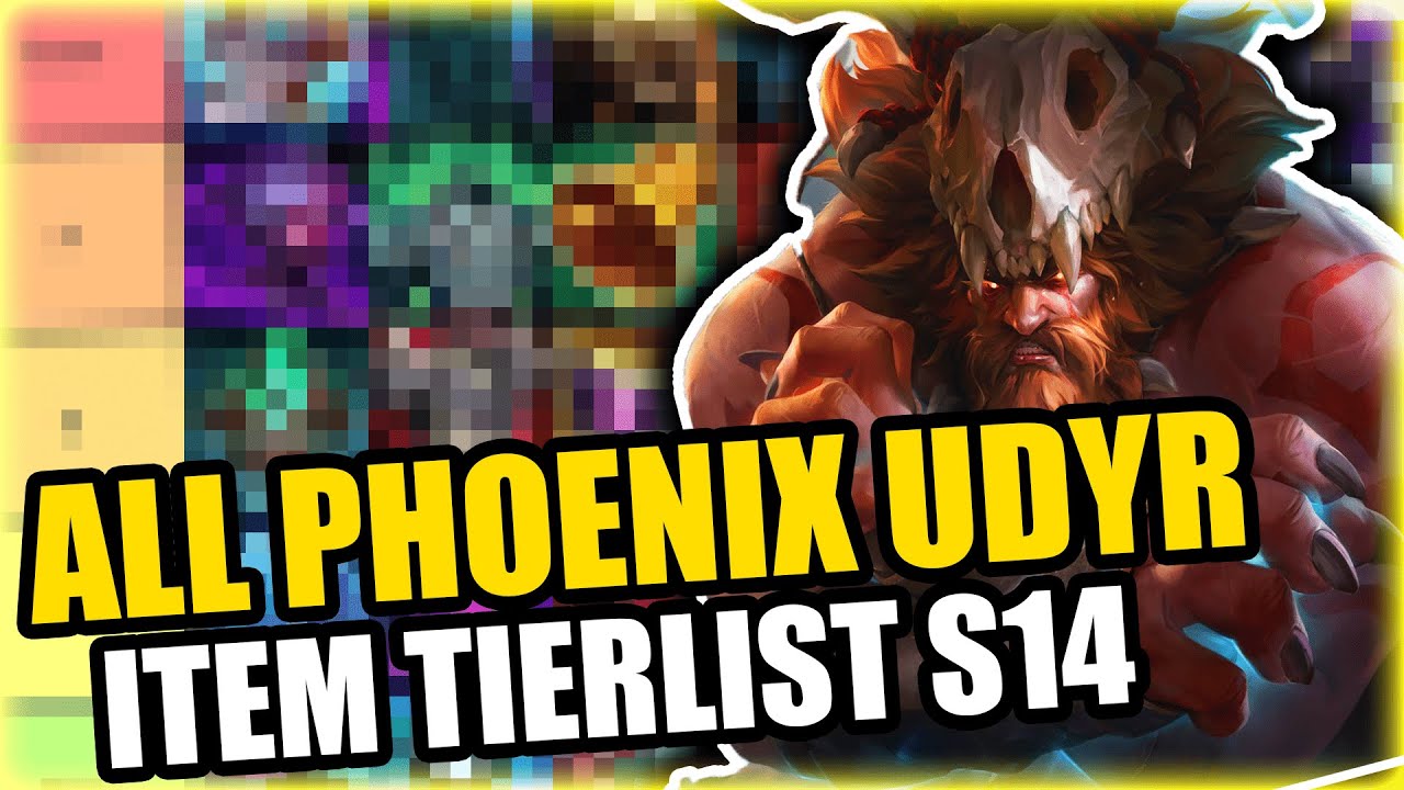RANKING AND EXPLAINING ALL PHOENIX ITEMS IN S14 | hyperherb