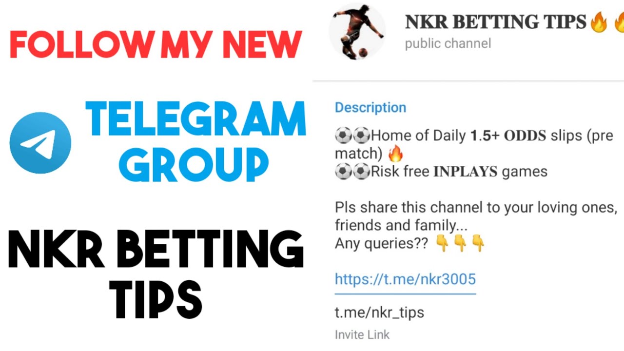 NEW TELEGRAM GROUP FOR DAILY 1.5+ ODDS || NKR BETTING TIPS || @SPORTSBETTING365